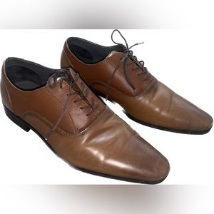 Aldo Oxford Men’s Cognac Dress Shoes size 7